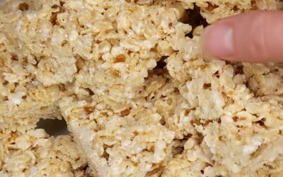Browned Butter Toffee Rice Crispy Treats