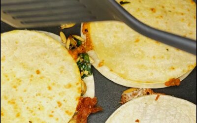 20-Minute Spinach and Cheese Quesadillas