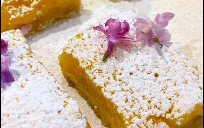 Lilac Lemon Bars